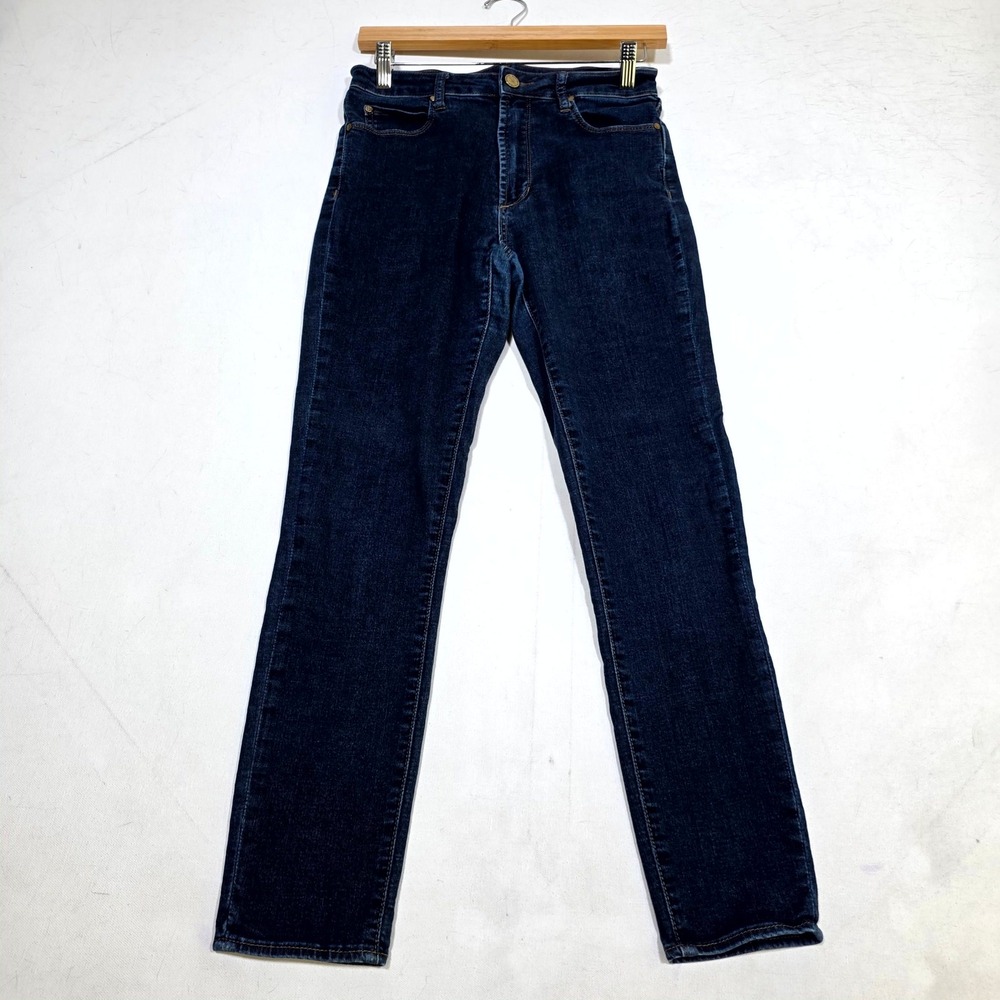 Articles of Society Jeans Womens 28 Dark Blue Straight Leg Stretch Denim Slim